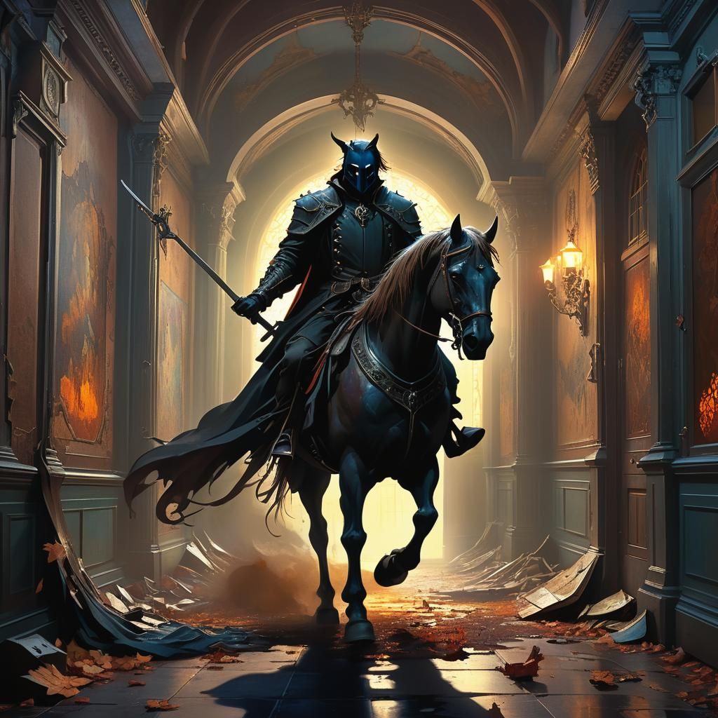 Headless Horseman Vacuums Decaying High School in Dark Fanta...