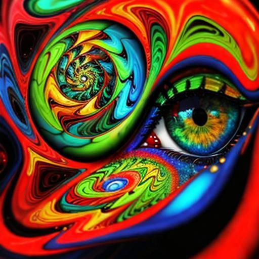 Galactic Mirror Shards: A 3D Surrealist Explosion