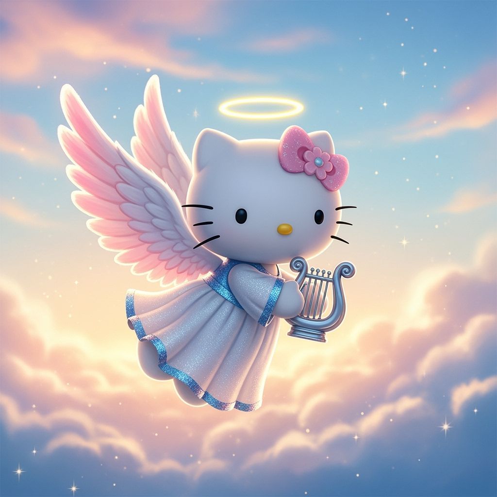 Hello Kitty as an Angel