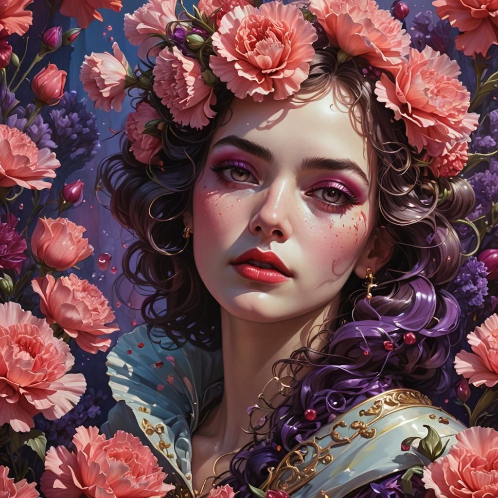 Hyperrealistic Lips as Splash Art Concept