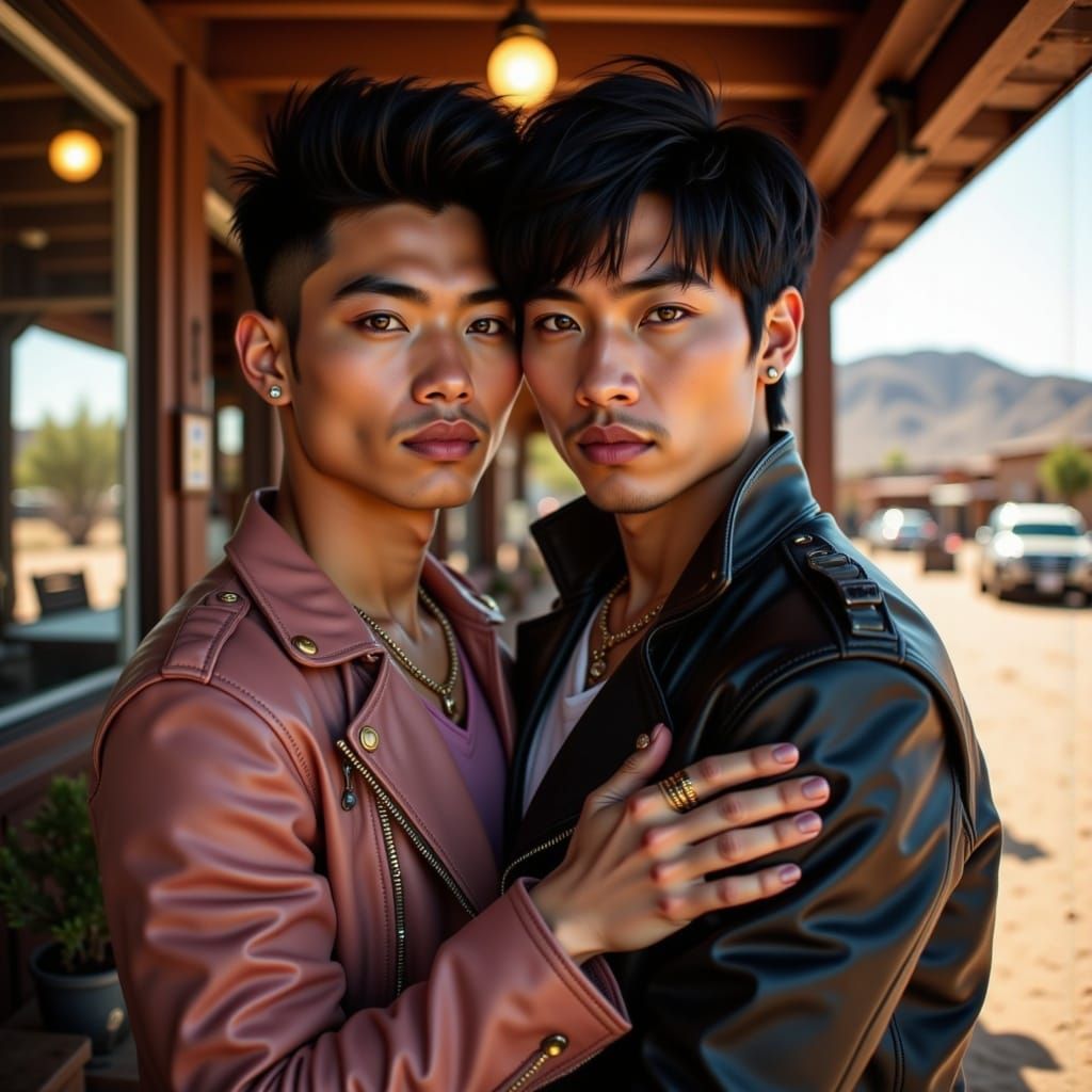 Brave Fire Goblin in Dusty Rose Jacket