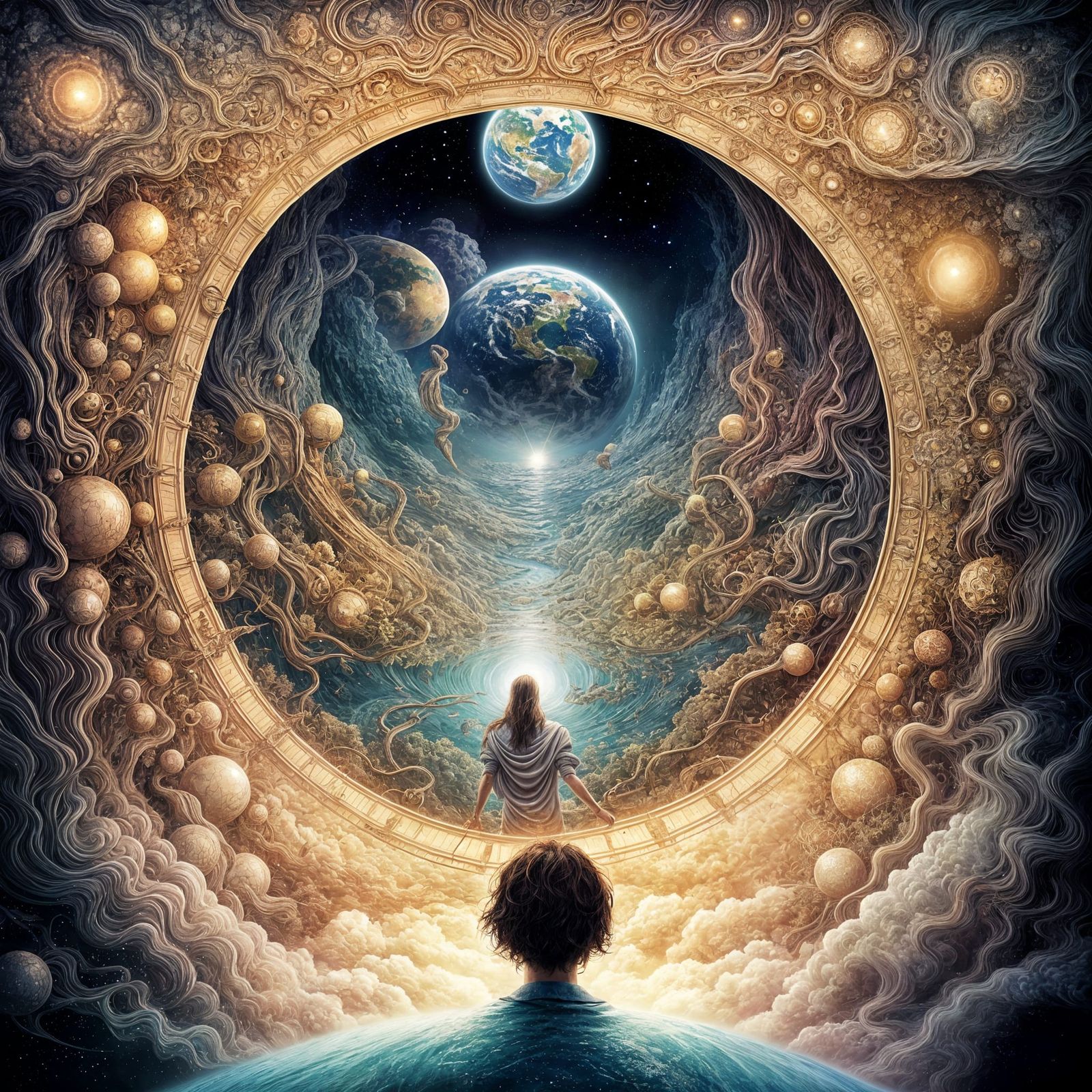 Surreal Inner World Landscape