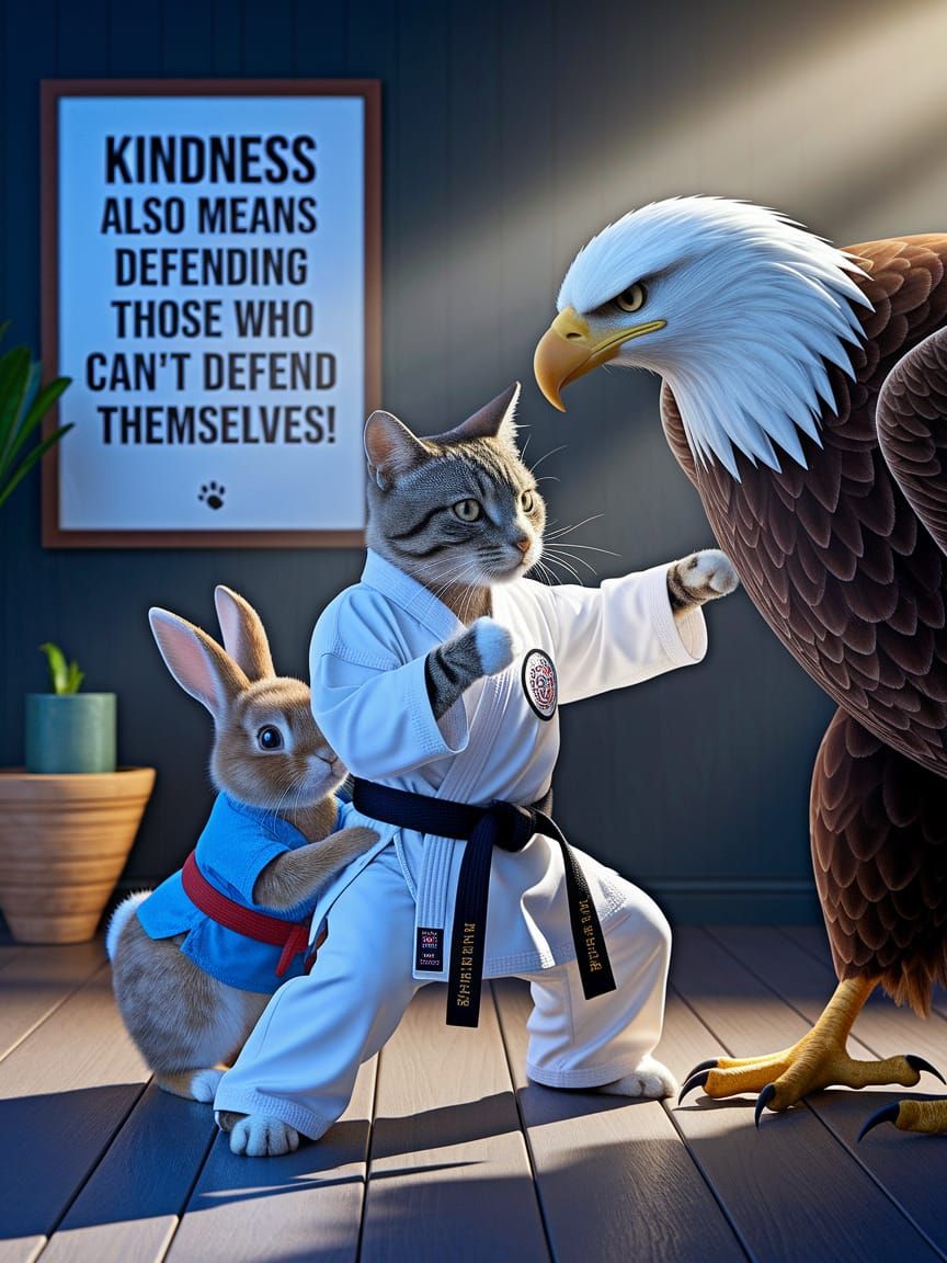 ACT WITH KINDNESS - DEFEND THOSE WHO CAN'T DEFEND THEMSELVES...