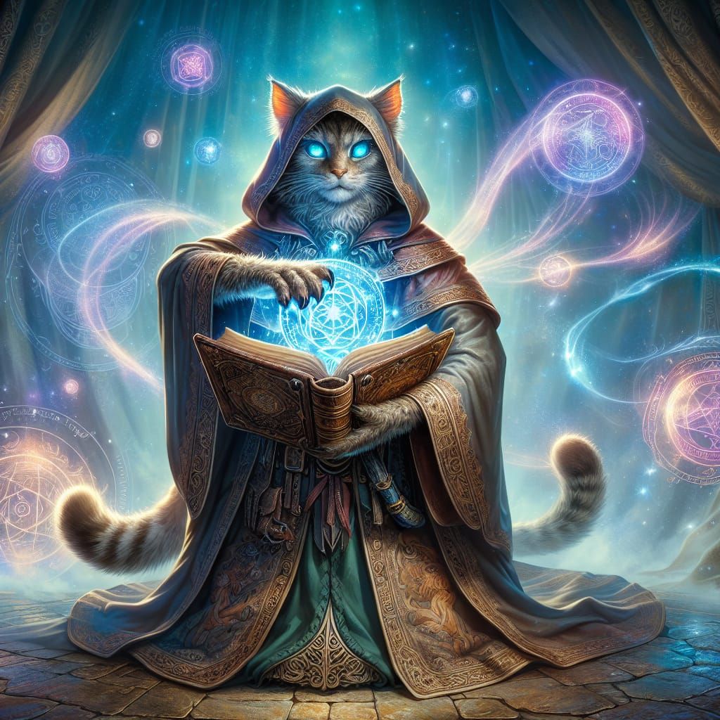 Catfolk Thaumaturge with Tome Implement