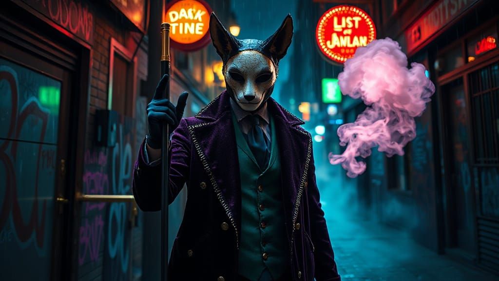 Foxglove: Gotham's Mysterious Supervillain in Cinematic Styl...