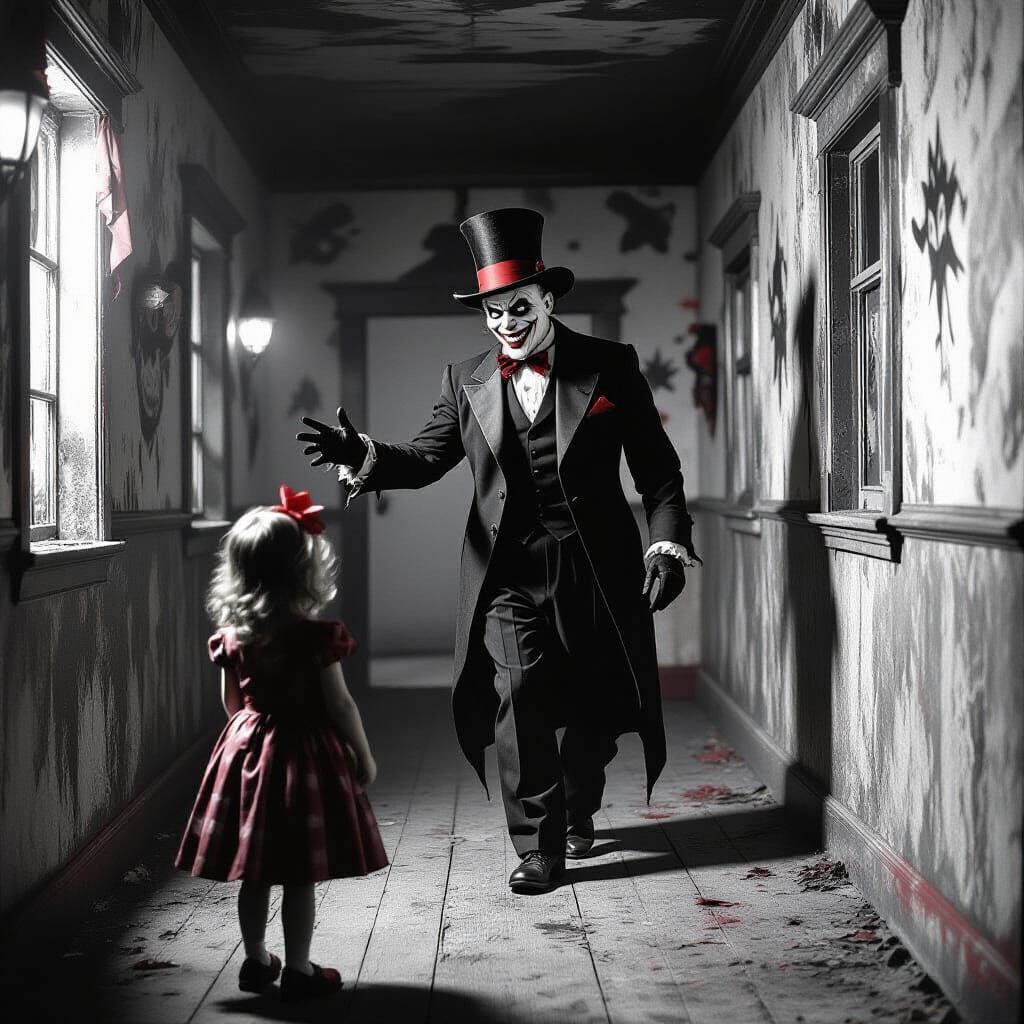 Sinister Carnival Master Beckons to Funhouse of Horror