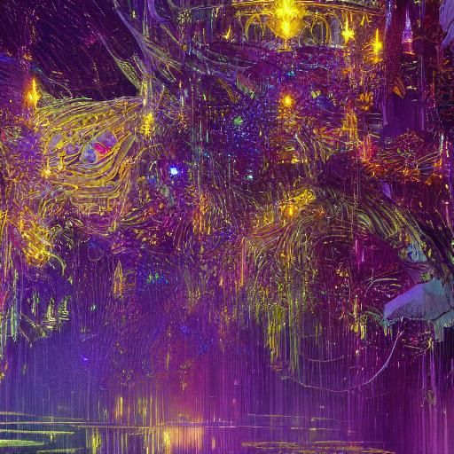 Psychotris Viridis abstract flowing liquidex sparkling twink...