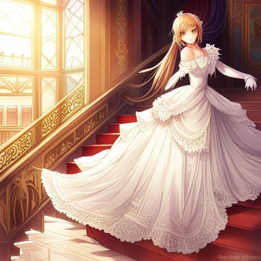 Anime Style Debutante Ball with Crinolines
