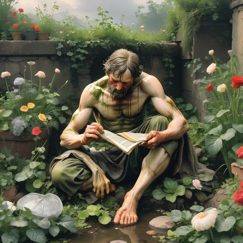 Desolate Overgrown Garden of Weariness and Decay