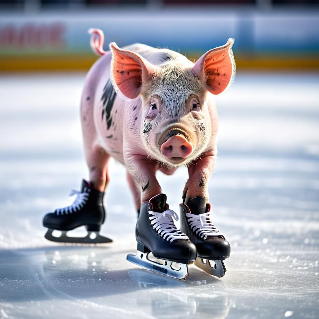 Skater pig