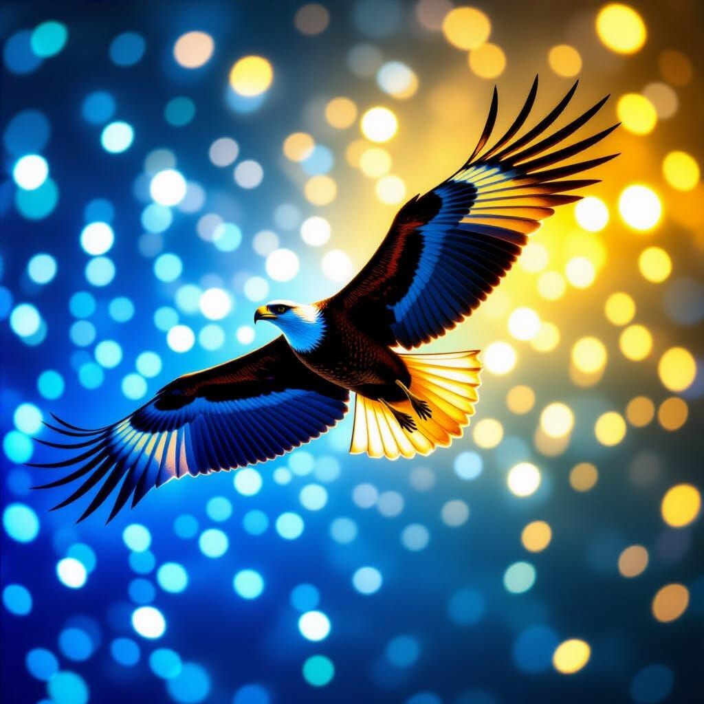 Condor Soaring in Holographic Neon Landscape