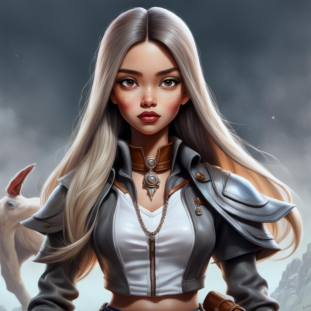 A breathtaking 8K UHD photorealistic airbrush oil painting c...