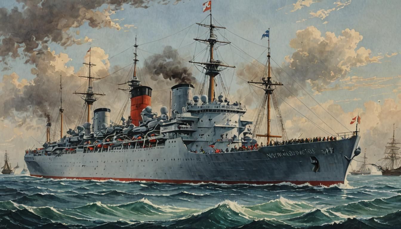 La Renommée Frigate: A Digital Rendering