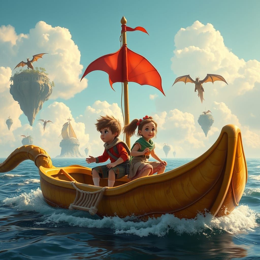 Young Adventurers Sail to Floating Islands