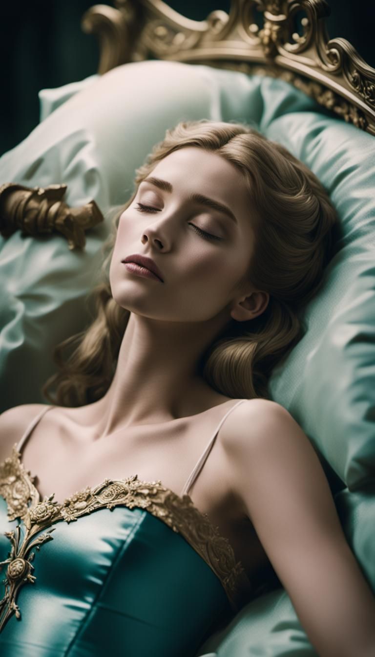 Sleeping Beauty Cinematic Film Still
