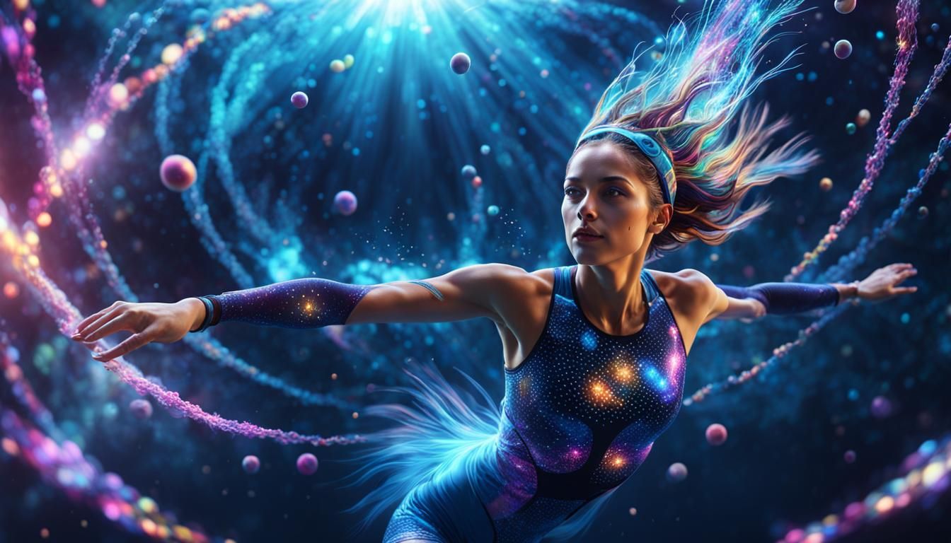 Quark-Gluon Plasma Woman in Hadron Gas