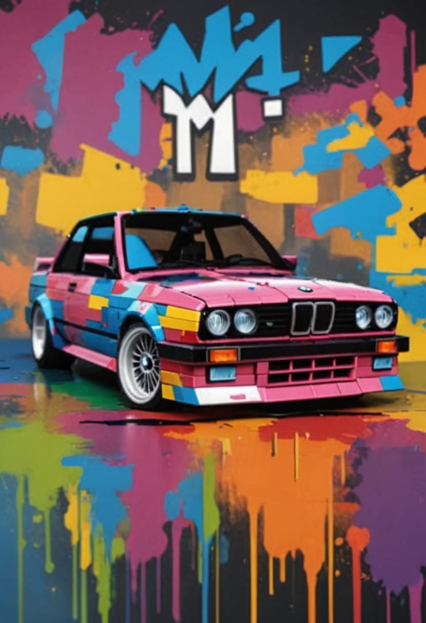 Lego BMW M3 E30 Matte Painting