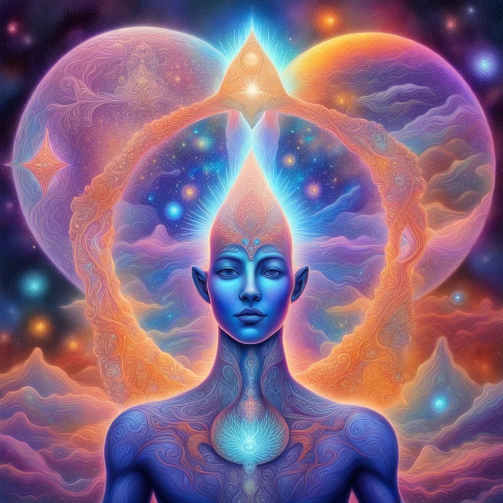 Holographic Arcturians in Astral Cosmic Illustration
