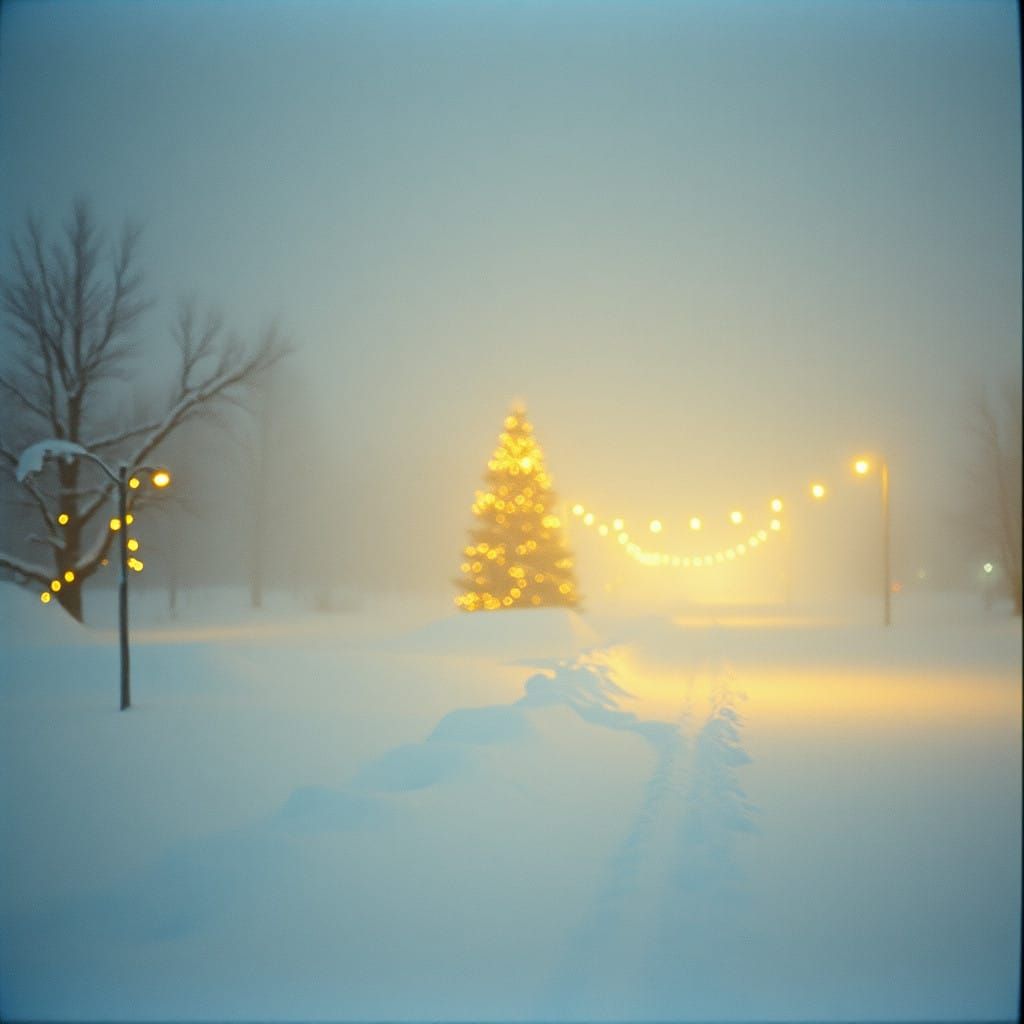 Winter Wonderland at Twilight