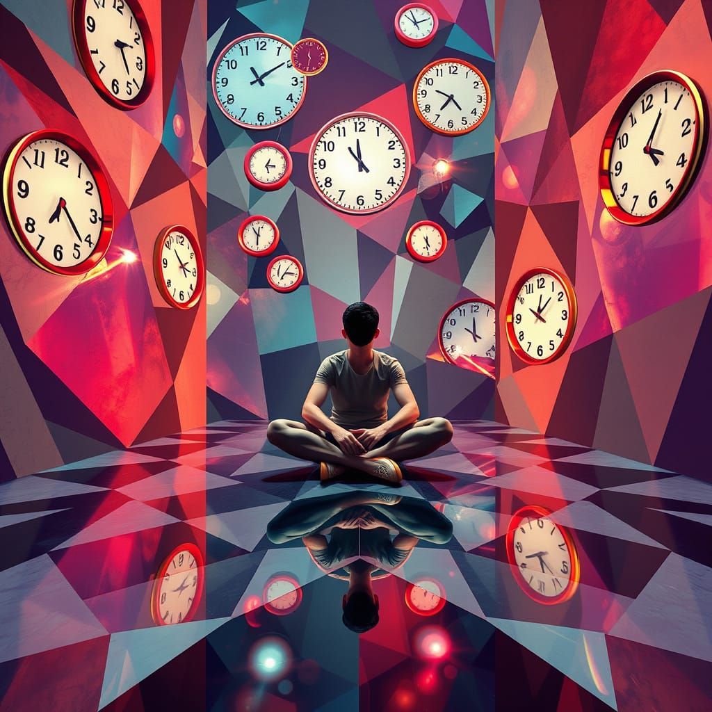 Surrealist Cubist Visionary Searches for Inspiration in a Fu...