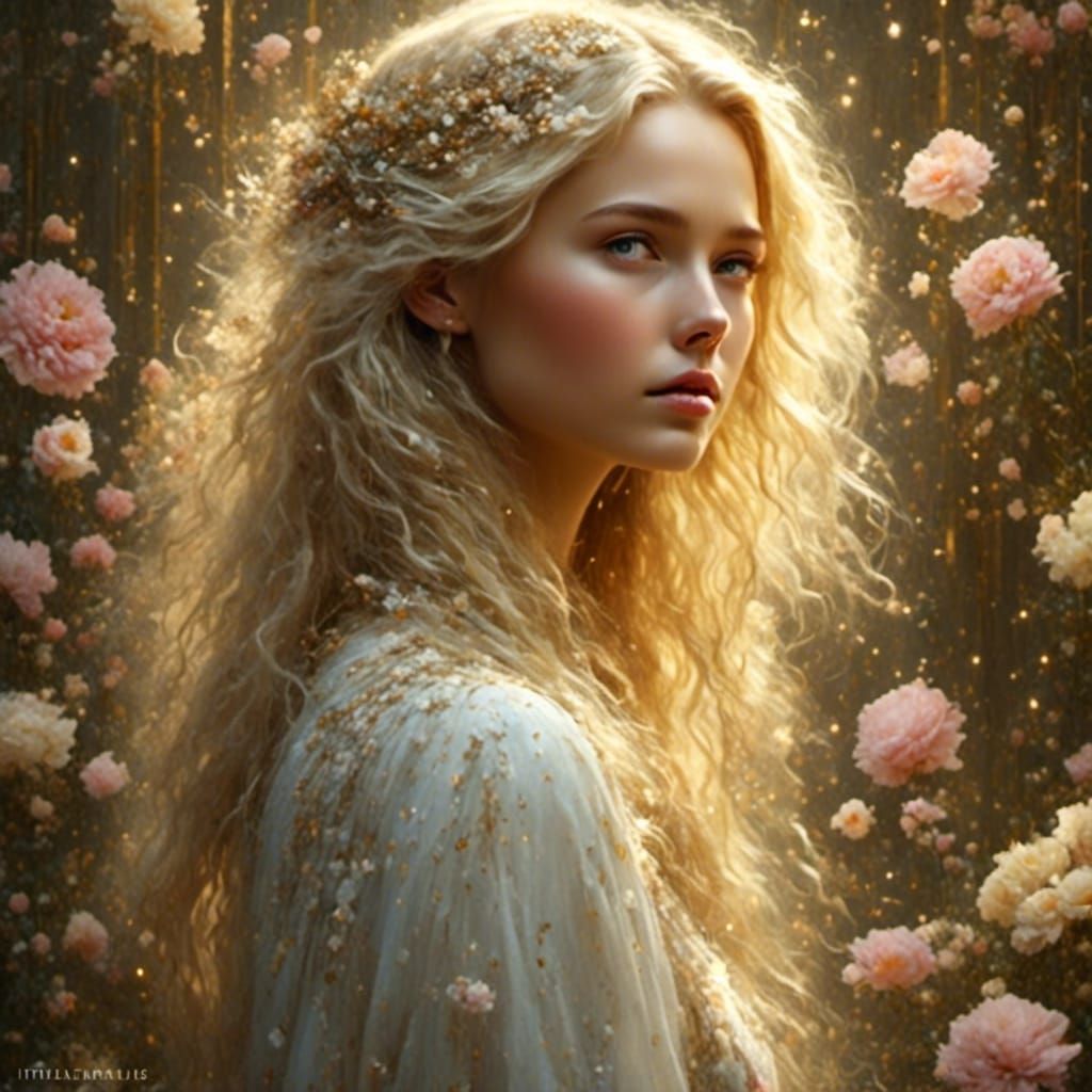 Elegant Blonde Portrait with Refined Aesthetic