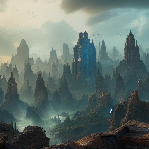 Avengers: Detailed Matte Painting in Deep Color