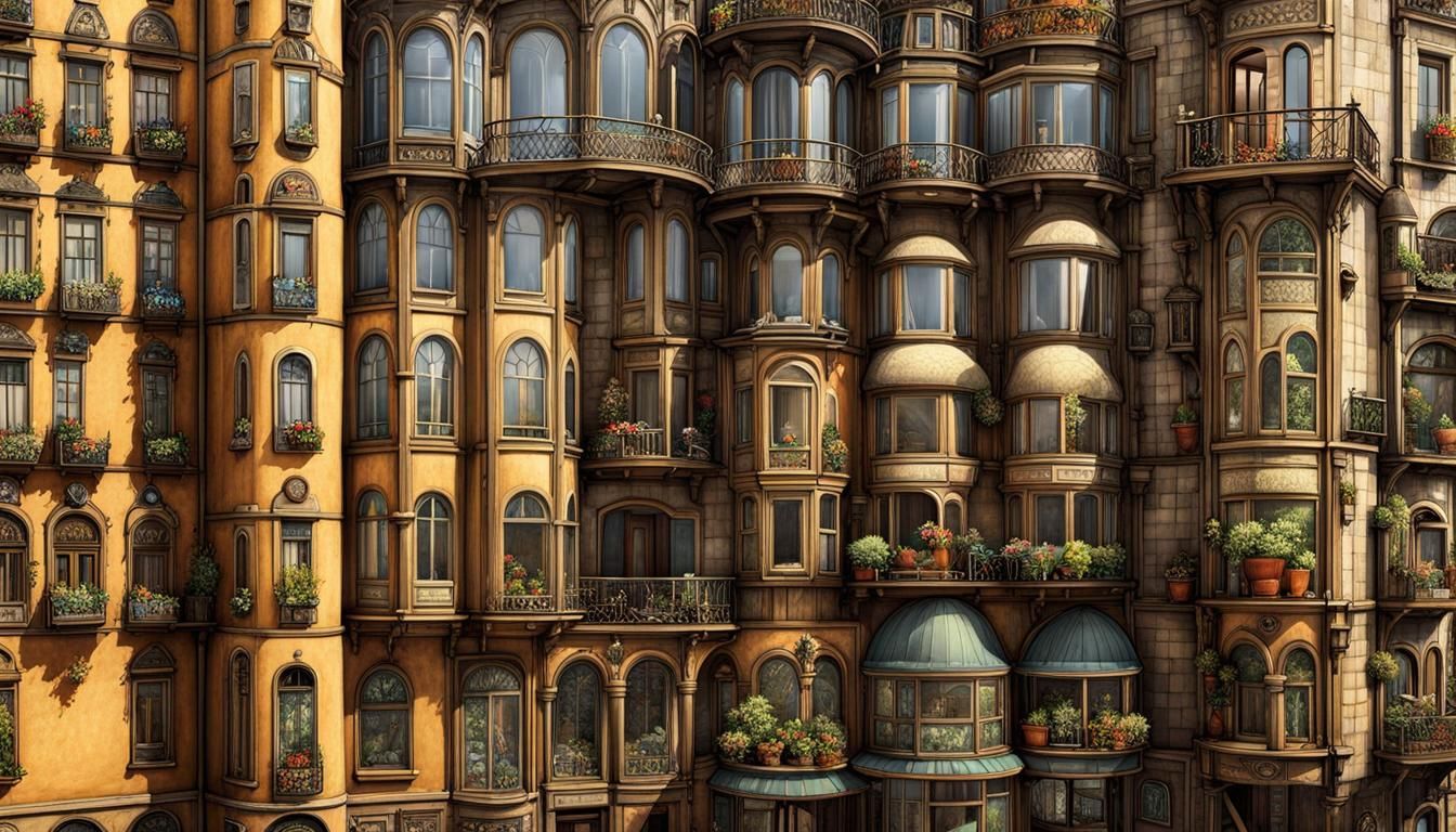 Detail of the Big Weird Palace