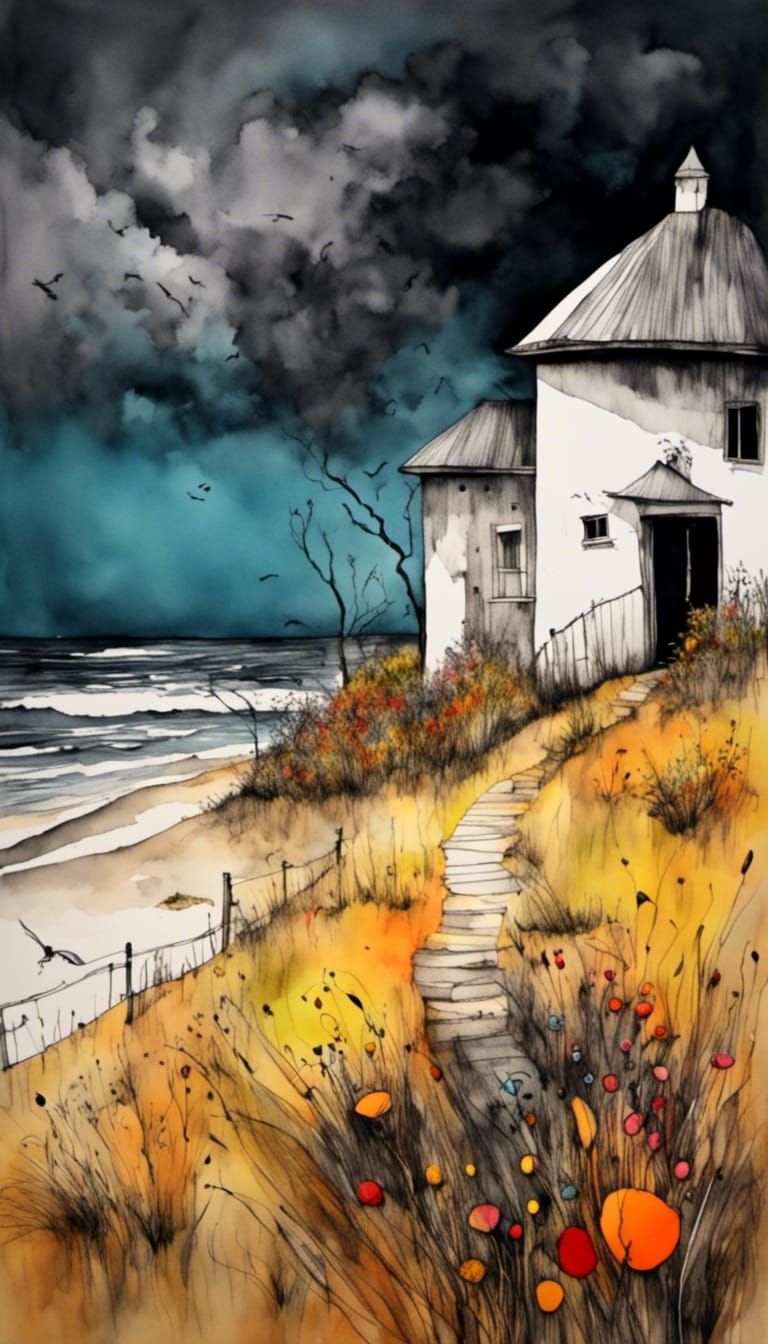 Abstract Image Generated with Minimal Prompt