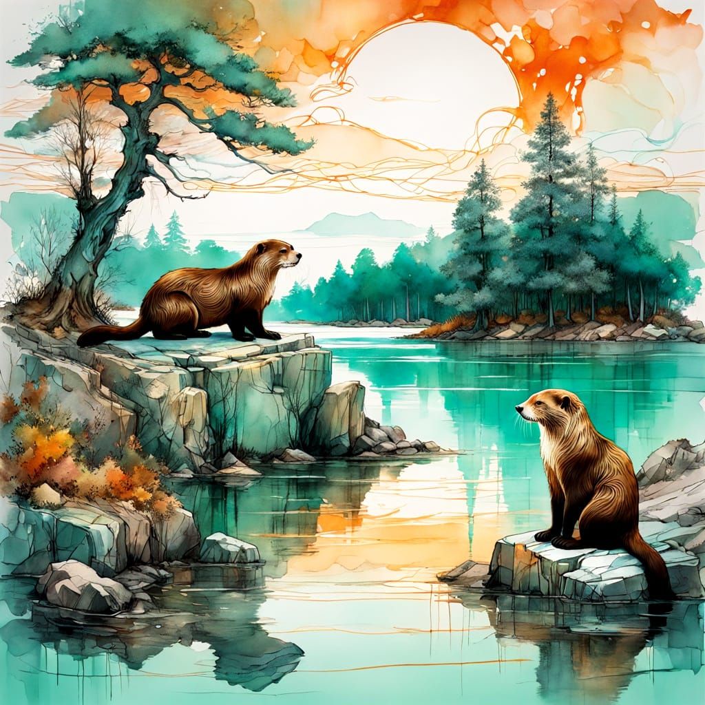 "Living the otterly good life"