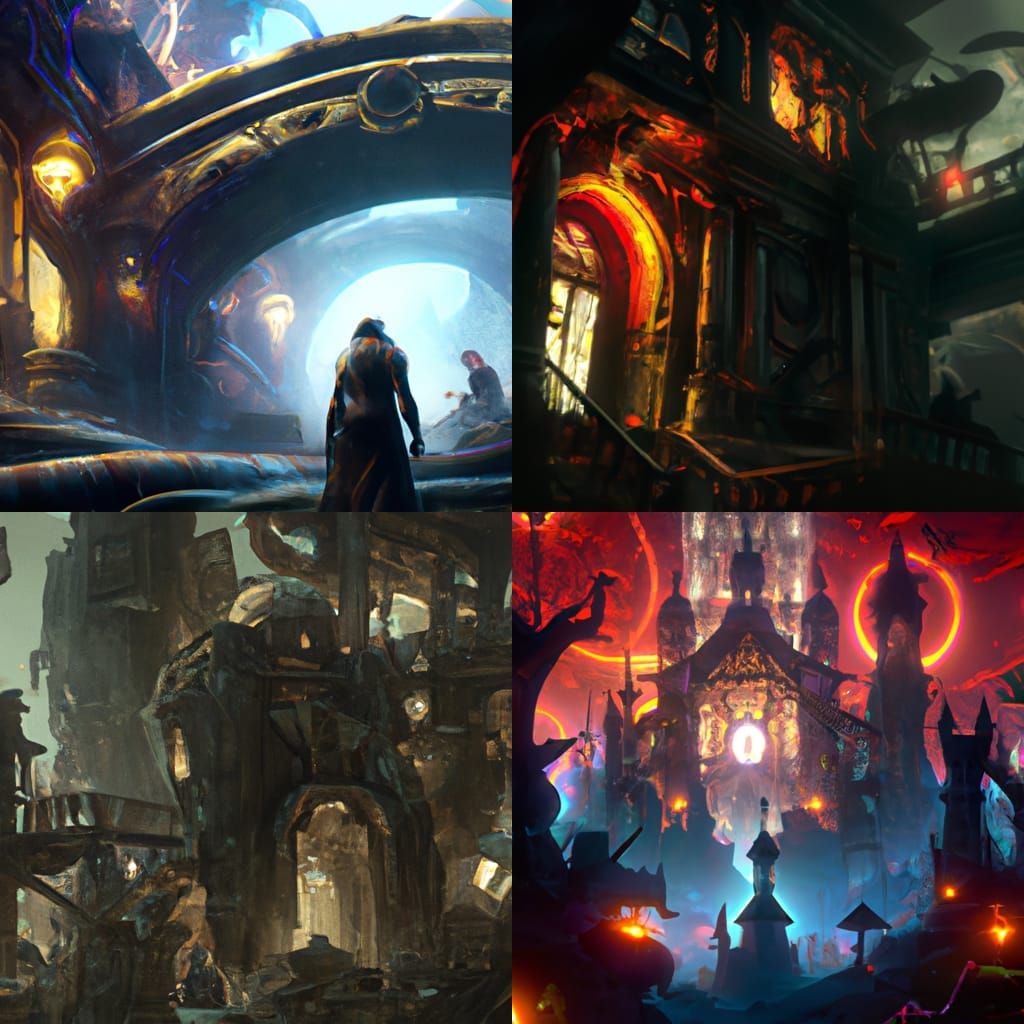 Dark Fantasy Horror Concept Art in Unreal Engine