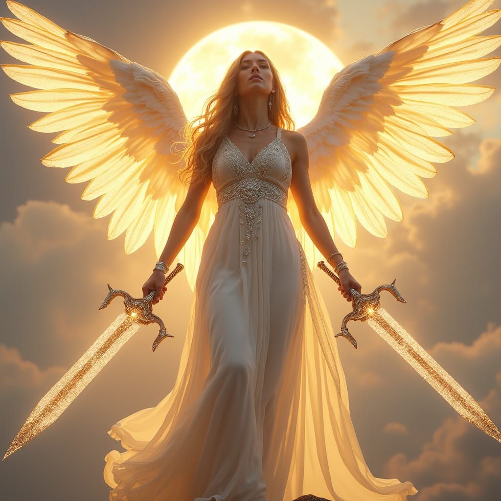 Angel Warrior Goddess in Heavenly Glory