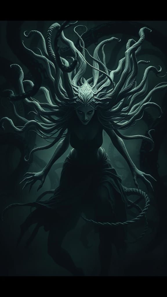 Eldritch Woman in Mesmerizing Motion