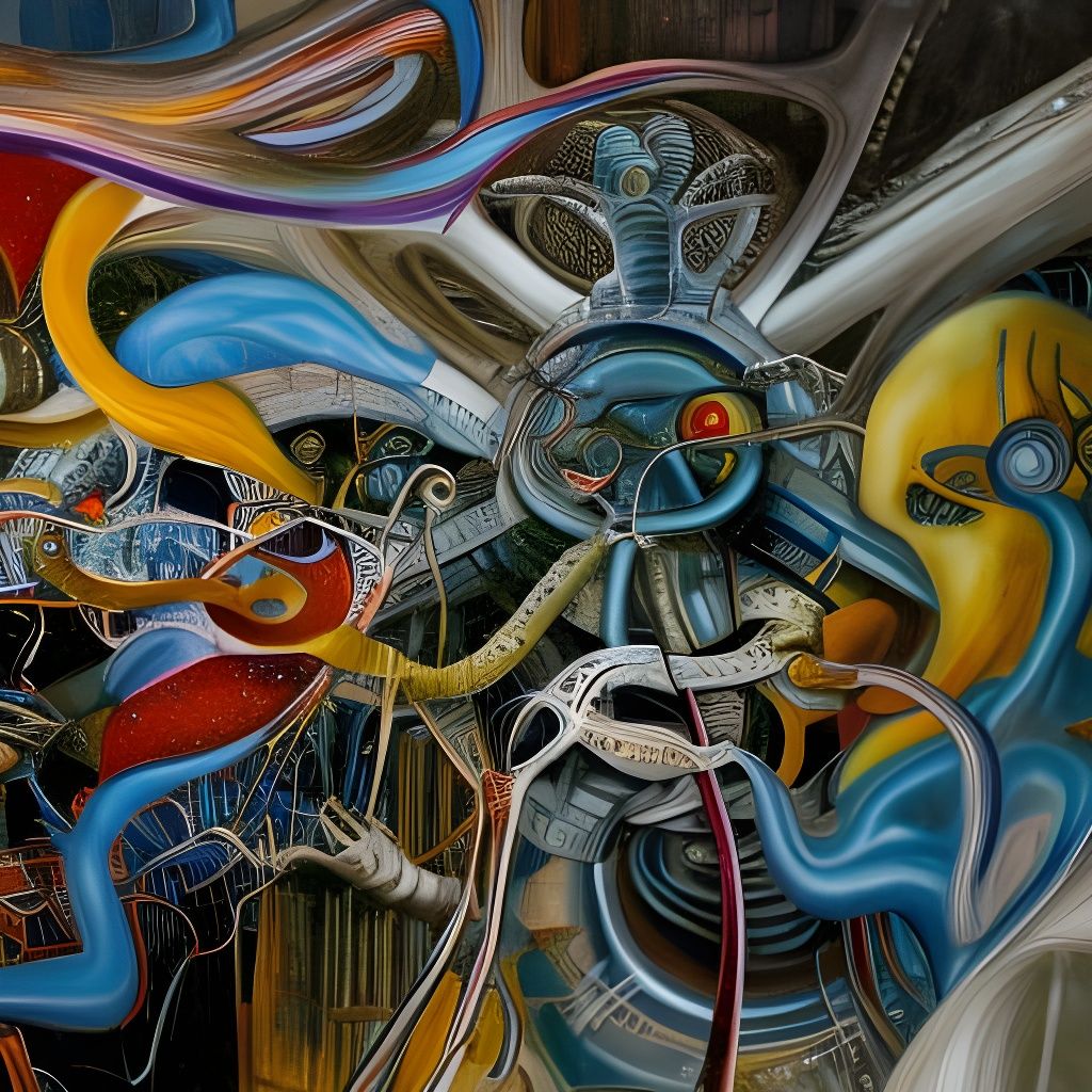 Chaotic Sci-Fi Synaptic Flashmob in 8K