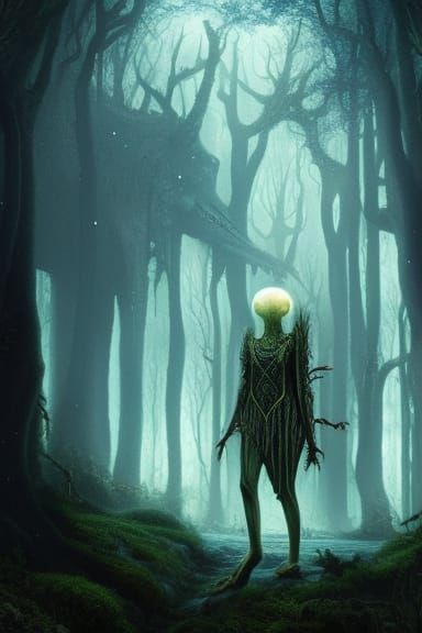 Fantastical Landscape in Detailed Matte Painting Style