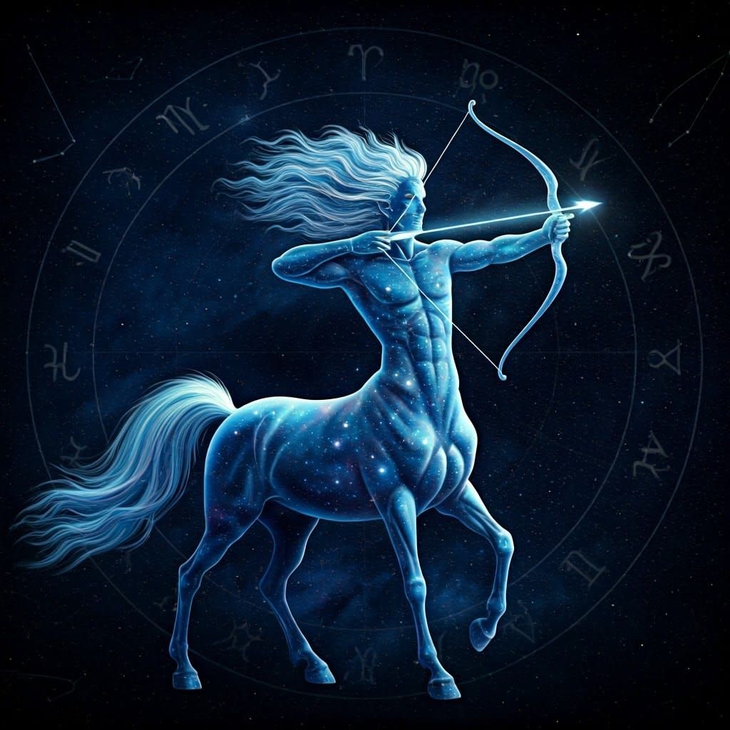 Majestic Starlight Centaur in Cosmic Void