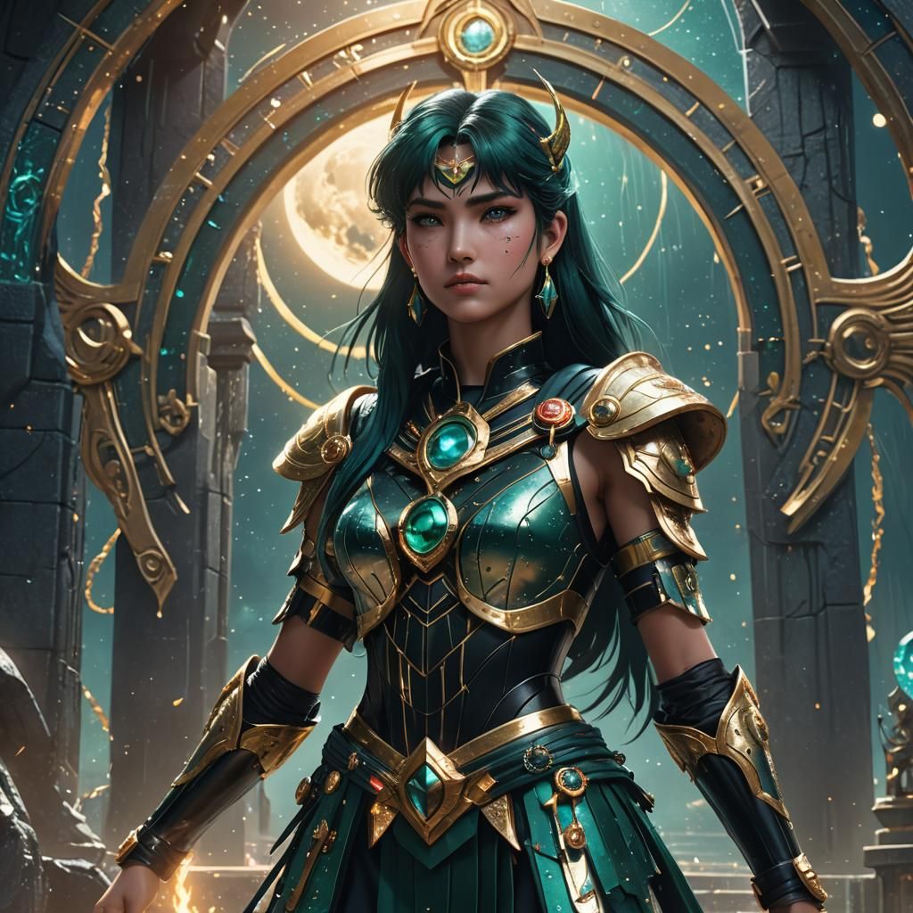 Sailor Pluto Portrait in Mystical Gateway