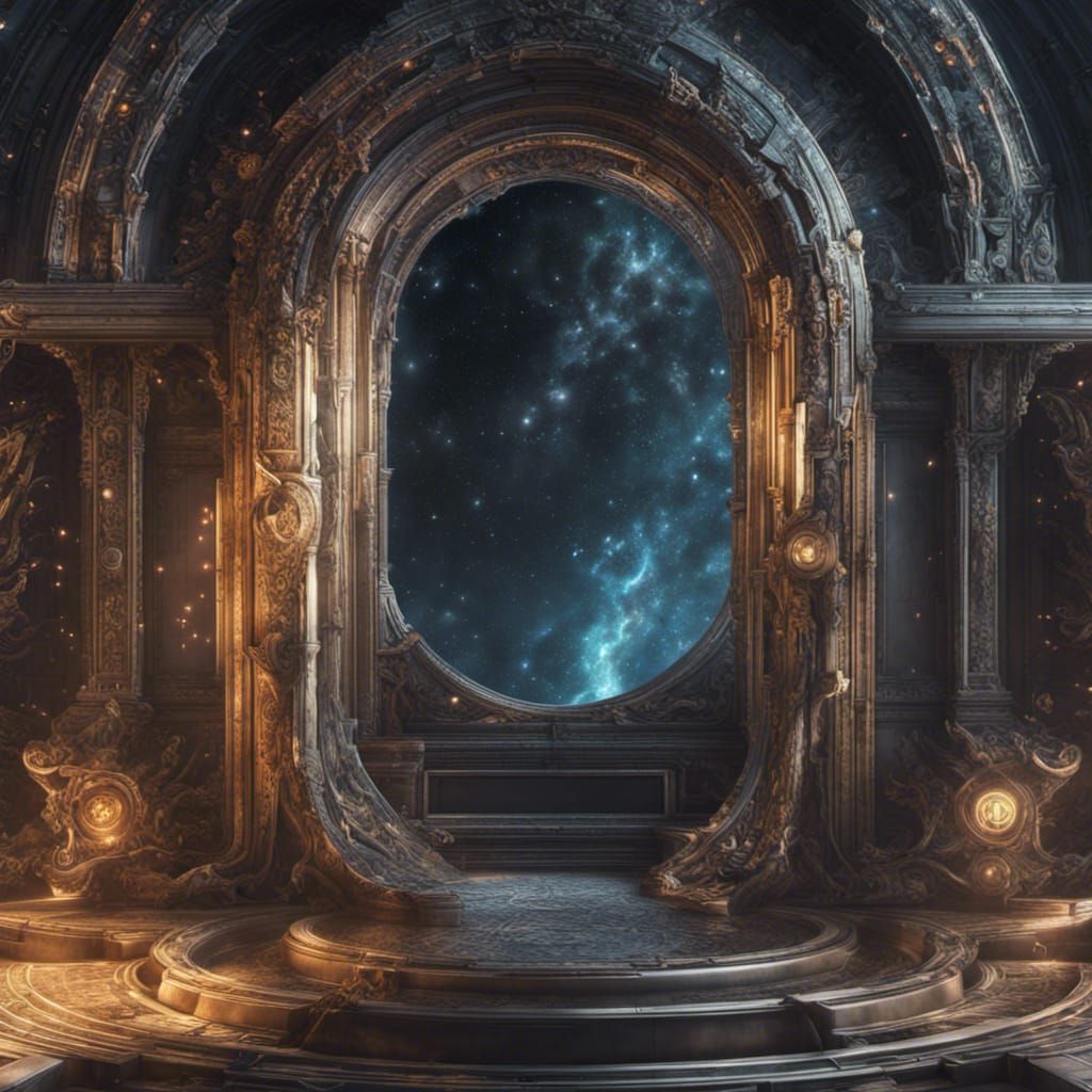 Cosmic Fantasy Portal in High Resolution