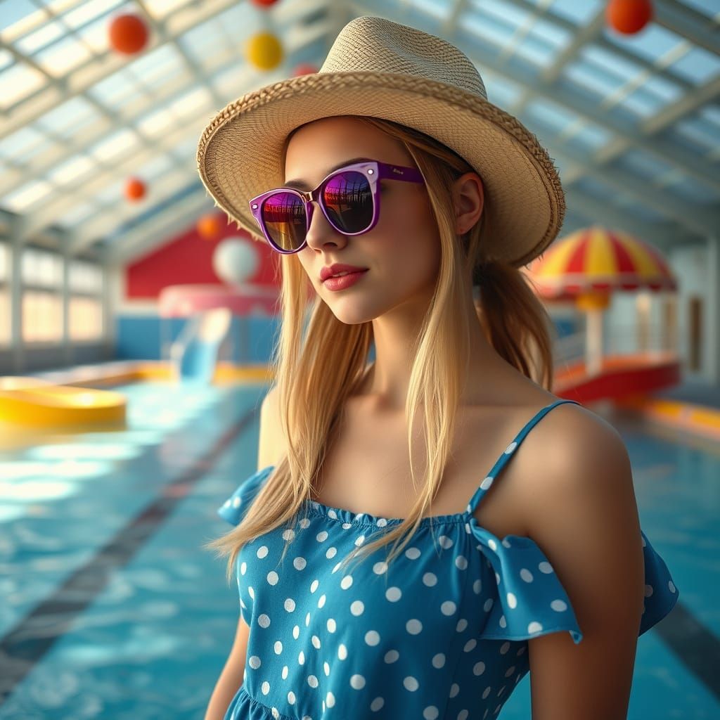 Nostalgic Summer Memories in Winter Water Park