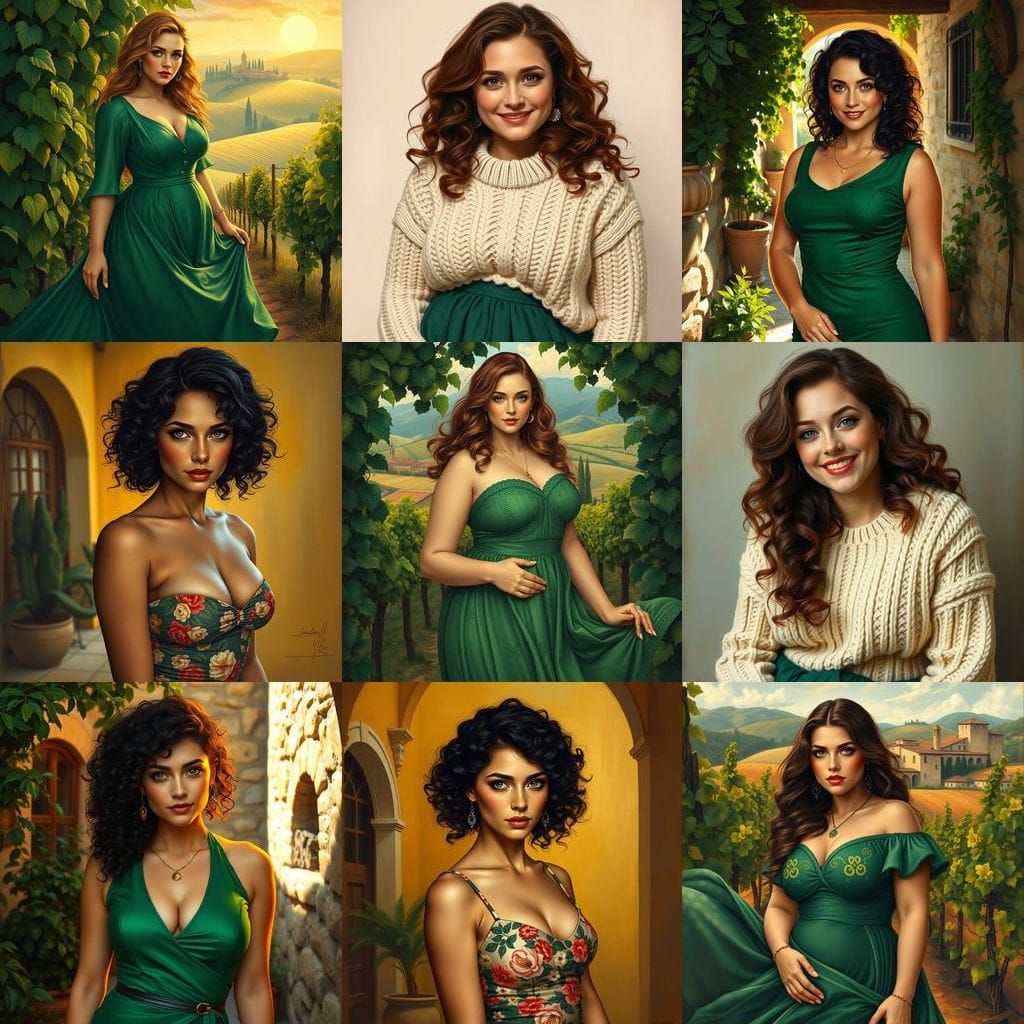 Ethereal Italian-Irish Beauty with Light Eyes