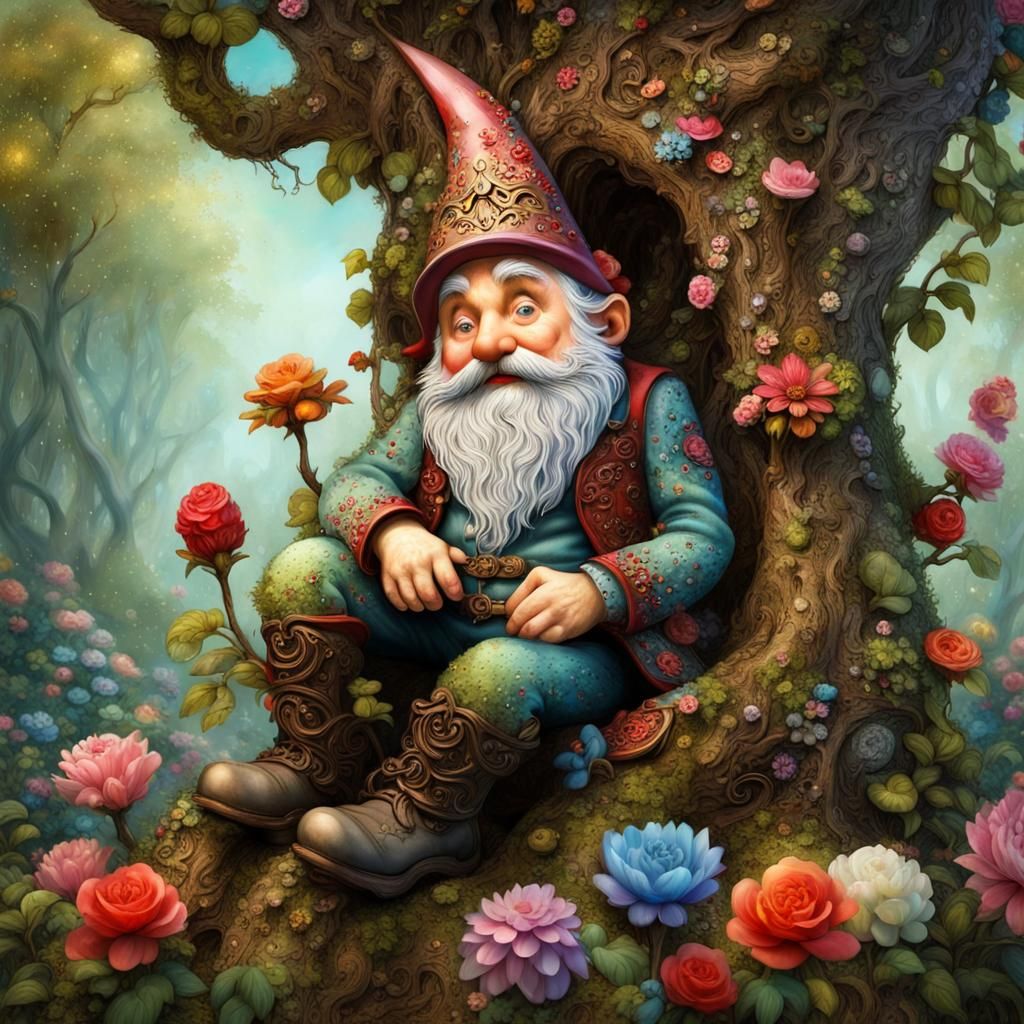 Enchanted Forest Gnome by Alexander Jansson