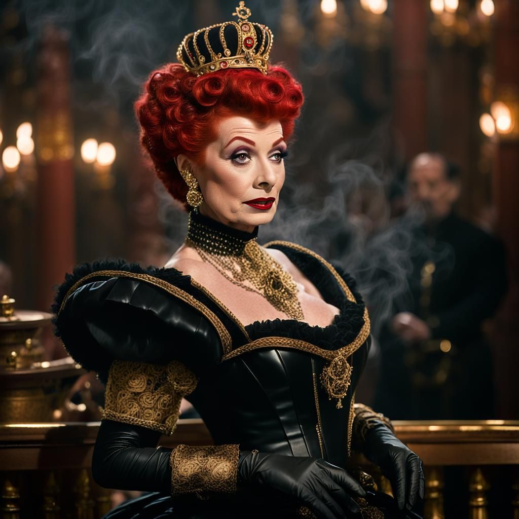 Lucille Ball as Queen Elizabeth in Steampunk Film