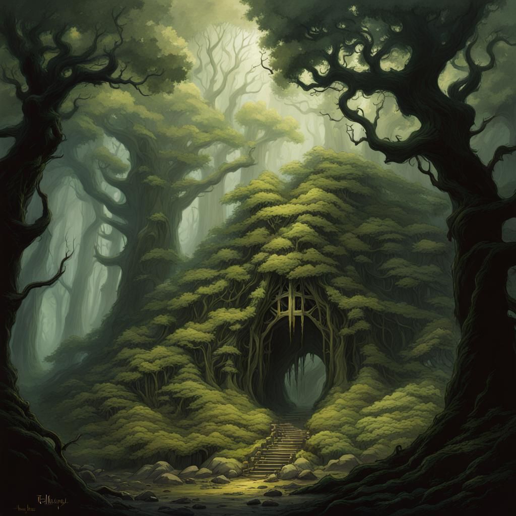 Eldritch Forest Concept Art