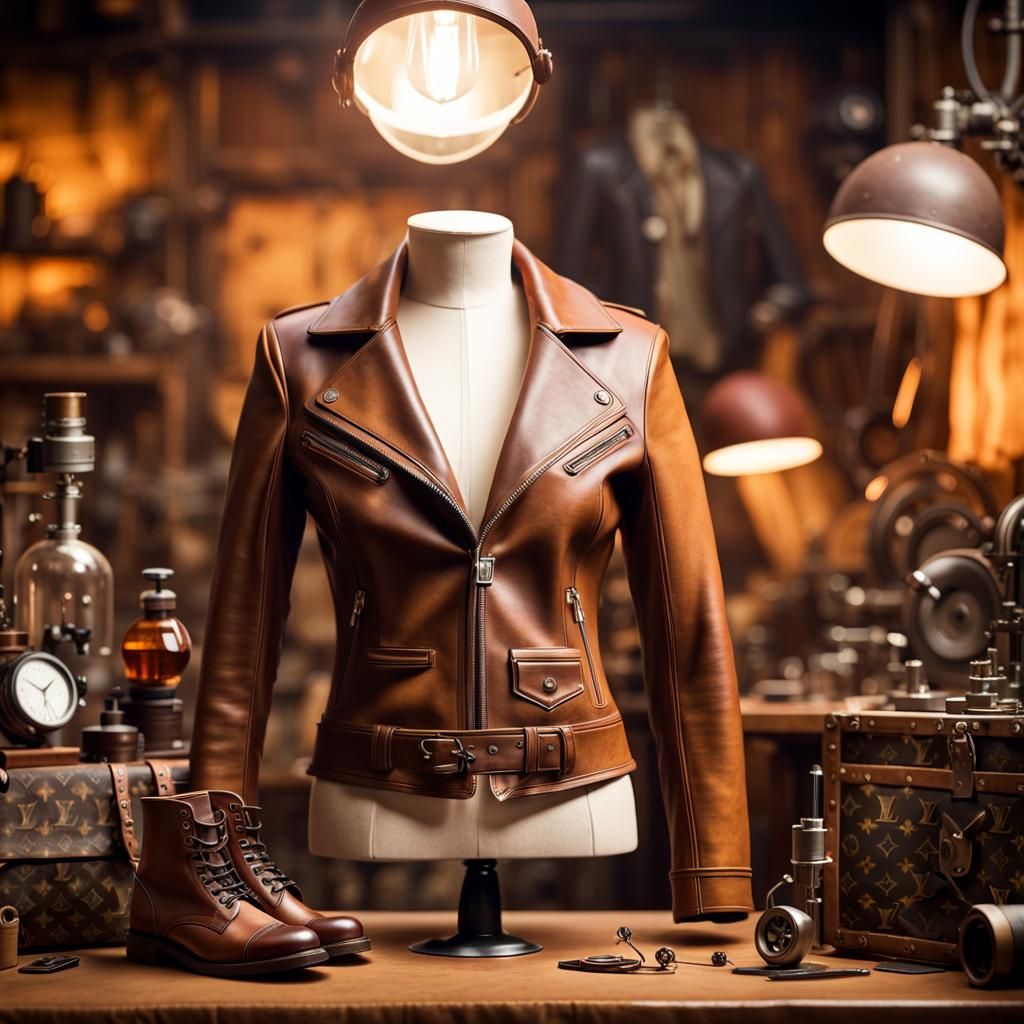 Louis Vuitton Jacket in Steampunk Dwarf Workshop