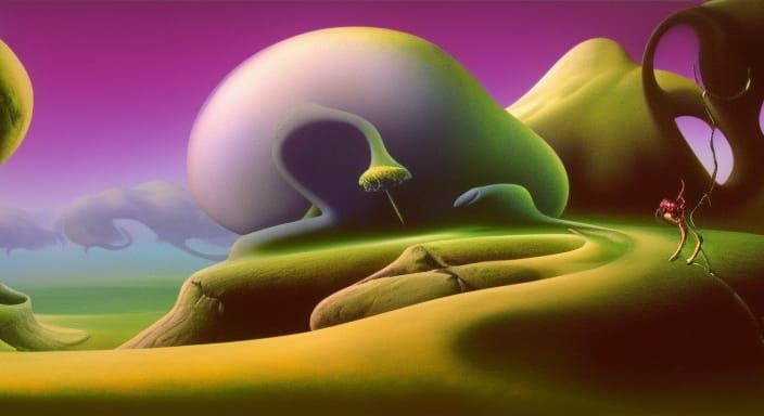 Mystical Dreamscape with Dynamic Lighting