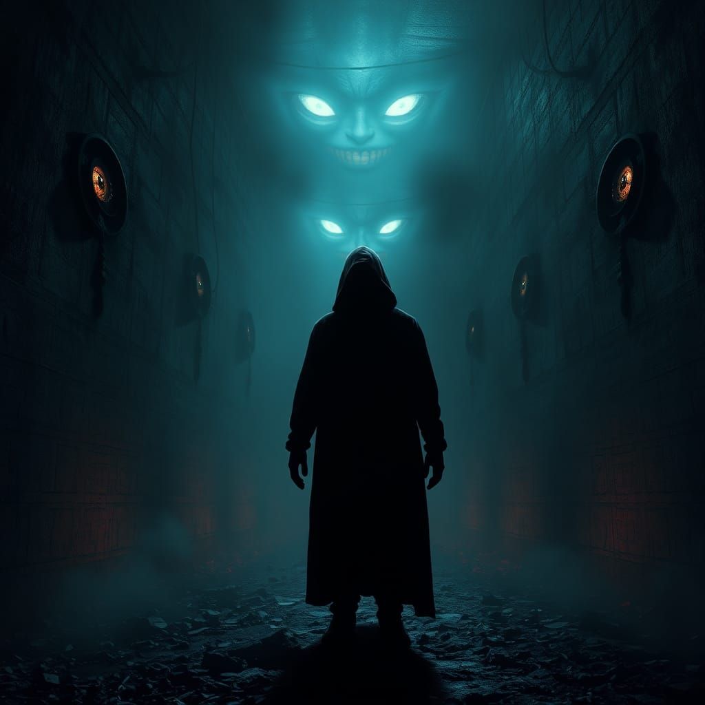 Frozen in Dread: Walls with Unblinking Eyes