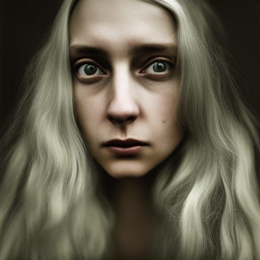 Botticelli-Inspired Portrait of a Russian Woman