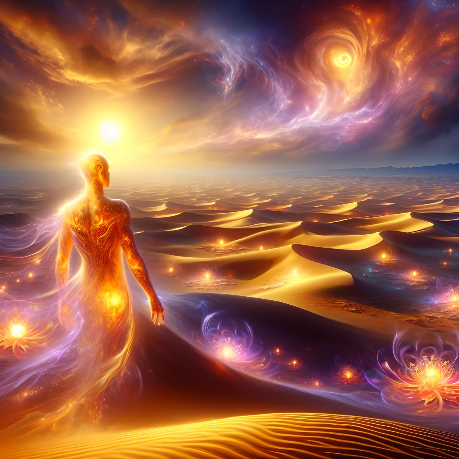 Desert Crossroads: A Landscape of Illusion