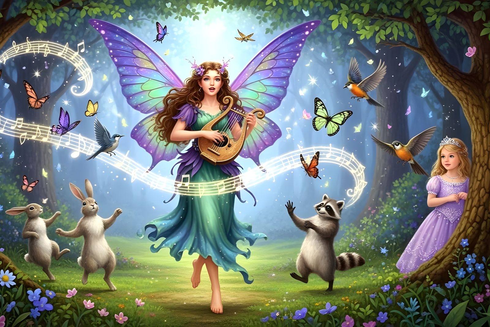 Enchanting Fairy Music in Forest Glen