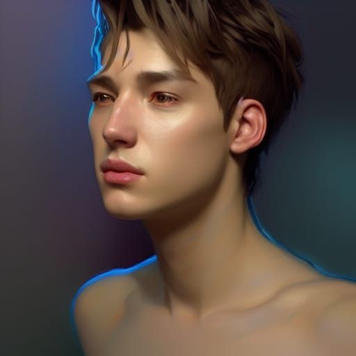 Detailed Portrait with Dynamic Lighting in Unreal Engine