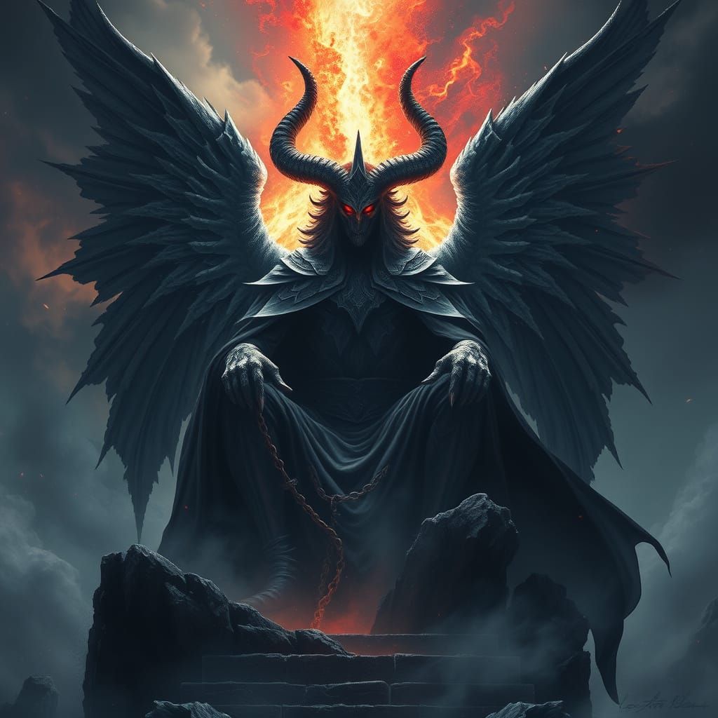 Dark Lord Ascends in Fiery Splendor